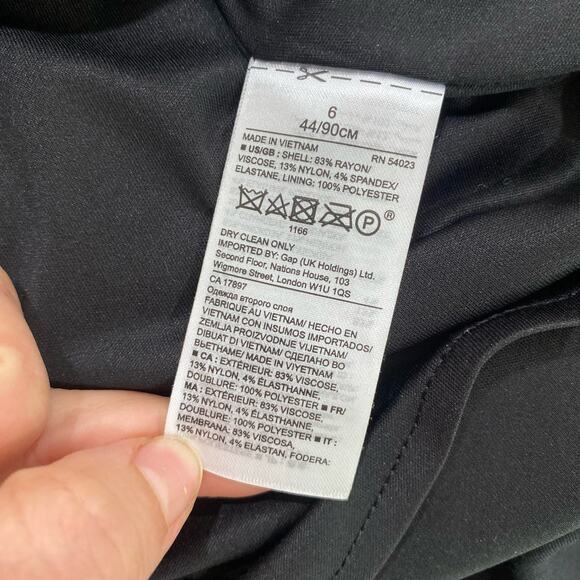 Banana Republic Womens One Shoulder Ponte Fit and Flare Dress Size 6 - Picture 4 of 16